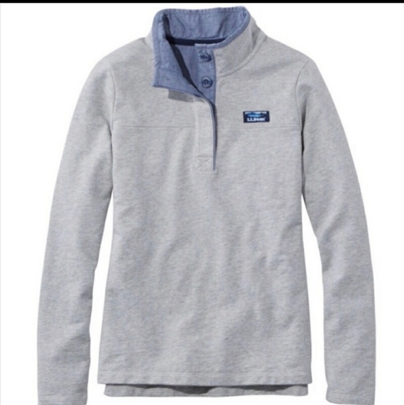 L.L. Bean Tops - L.L.Bean Soft Cotton Rugby Pullover